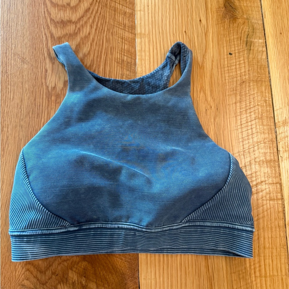 LULULEMON Box and Weave Bra Luxtreme (Luna Gray)